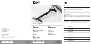 Bedienungsanleitung Crivit IAN 270386 Fahrradpumpe