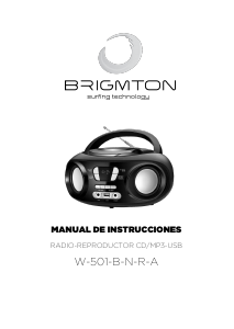 Handleiding Brigmton W-501-B Stereoset