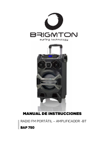 Manual Brigmton BAP-750 Speaker