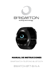 Bruksanvisning Brigmton BWATCH-BT7-B Smart klocka