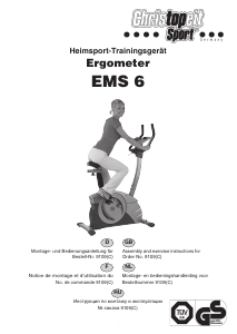 Руководство Christopeit EMS 6 Велотренажер