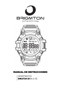 Manual de uso Brigmton BWATCH-G1-N Smartwatch