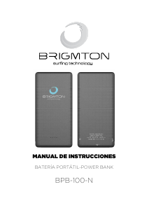 Manual Brigmton BPB-100-N Portable Charger