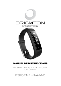 Manual de uso Brigmton BSPORT-B1-O Rastreador de actividad