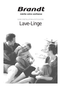 Mode d’emploi Brandt BWF744LW Lave-linge