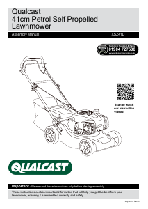 Manual Qualcast XSZ41D Lawn Mower