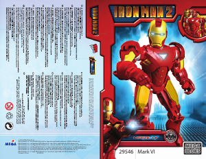 Mode d’emploi Mega Bloks set 29546 Iron Man 2 Mark VI
