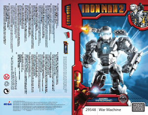 Bedienungsanleitung Mega Bloks set 29548 Iron Man 2 War Machine