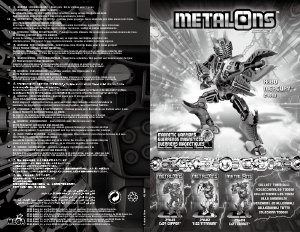 Manuale Mega Bloks set 29683 Metalons Hg80 Mercury