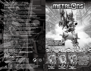 Manual Mega Bloks set 29684 Metalons Co27 Cobalt