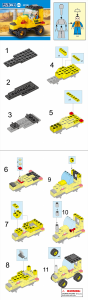 Manual Sluban set M38-B0120 Town Construction vehicle