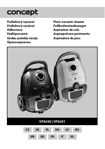 Rokasgrāmata Concept VP8290 Putekļu sūcējs