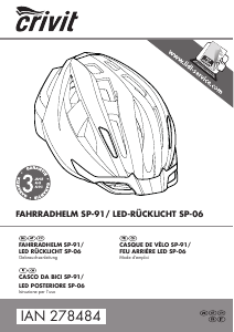 Bedienungsanleitung Crivit IAN 278484 Fahrradhelm