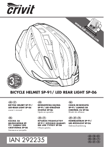 Bedienungsanleitung Crivit IAN 292235 Fahrradhelm