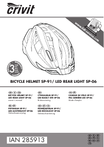 Bedienungsanleitung Crivit IAN 285913 Fahrradhelm