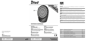 Mode d’emploi Crivit IAN 290935 Jeu de fléchettes