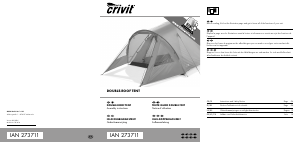 Manual Crivit IAN 273711 Tent
