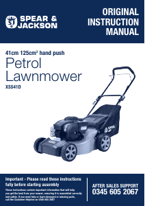 Manual Spear & Jackson XSS41D Lawn Mower