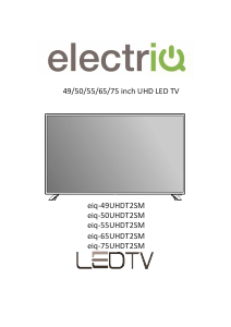 Manual ElectriQ eiQ-55UHDT2SM LED Television