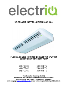 Handleiding ElectriQ eiq-FC36K Airconditioner