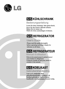 Bedienungsanleitung LG GR-B207GAB Kühl-gefrierkombination