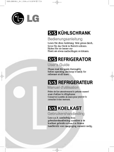 Bedienungsanleitung LG GR-G217BPB Kühl-gefrierkombination