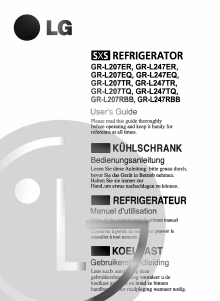 Bruksanvisning LG GR-L207EQ Kyl-frys