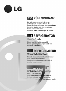 Bedienungsanleitung LG GR-P207GLQA Kühl-gefrierkombination
