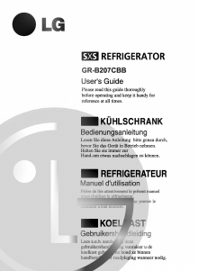 Bedienungsanleitung LG GR-B207CBB Kühl-gefrierkombination