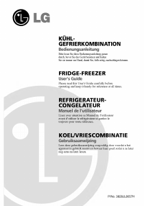 Bruksanvisning LG GR-B218 Kyl-frys