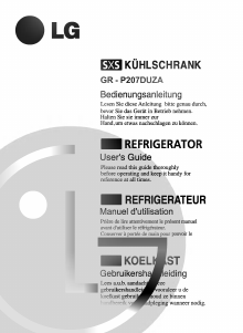 Bedienungsanleitung LG GR-P207DUZA Kühl-gefrierkombination