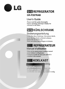 Bruksanvisning LG GR-P207RAB Kyl-frys