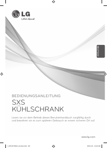 Bedienungsanleitung LG GSL545PVYZ Kühl-gefrierkombination