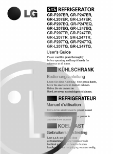 Bedienungsanleitung LG GR-L207RBB Kühl-gefrierkombination