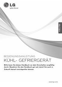 Bedienungsanleitung LG GT5240SHHW Kühl-gefrierkombination