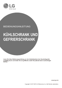 Bedienungsanleitung LG GSX971NEAZ Kühl-gefrierkombination