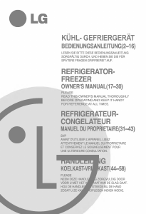 Bedienungsanleitung LG GR-262SQ Kühl-gefrierkombination