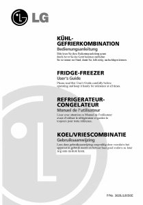 Bedienungsanleitung LG GR-B218W Kühl-gefrierkombination