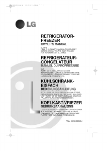 Bruksanvisning LG GR-322W Kyl-frys