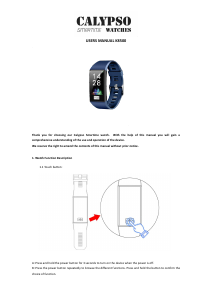 Handleiding Calypso K8500 Smartwatch