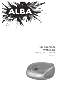 Bruksanvisning Alba CBB191CD Stereoanläggning
