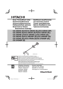 Manual Hitachi CG 24EASP (SL) Trimmer de gazon
