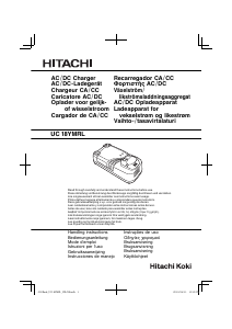 Manual Hitachi UC 18YMRL Carregador de pilhas