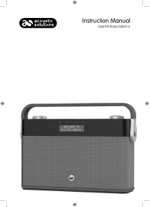 Bruksanvisning Acoustic Solutions DAB31-A Radio