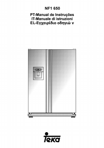 Manuale Teka NF1 650 Frigorifero-congelatore