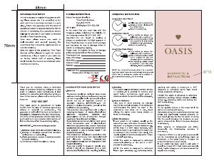 Handleiding Oasis B1453 Horloge