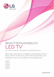 Bedienungsanleitung LG 32LY341C LED fernseher