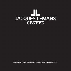 Handleiding Jacques Lemans G-185 Horloge