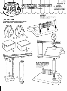 Handleiding Hasbro Littlest Pet Shop Country Garden Nursery Playset