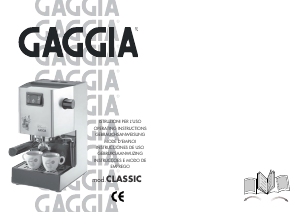 Manual Gaggia RI8161 Classic Máquina de café expresso